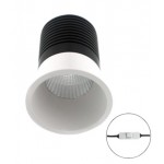 Foco Downlight LED COB fijo Redondo Blanco Ø60mm 5w Konic CCT